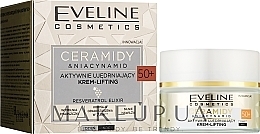 Active Firming Lifting Cream 50+ - Eveline Cosmetics Ceramidy & Niacynamid — photo N2