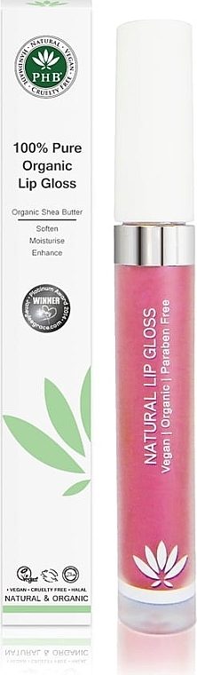 Lip Gloss - PHB Ethical Beauty 100% Pure Organic Lip Gloss — photo N1