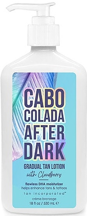 日焼け止めローションの後 - Tan Incorporated Cabo Colada After Dark Gradual Tan Lotion — photo N1