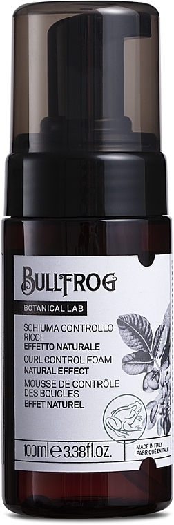 Foam for Curly Hair - Bullfrog Botanical Lab Curl Control Foam — photo N1