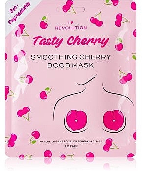 Bust Firming Mask - I Heart Revolution Tasty Cherry Boob Sheet Mask — photo N1