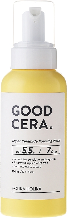 Cleansing Face Foam - Holika Holika Skin and Good Cera Foaming Wash  — photo N1