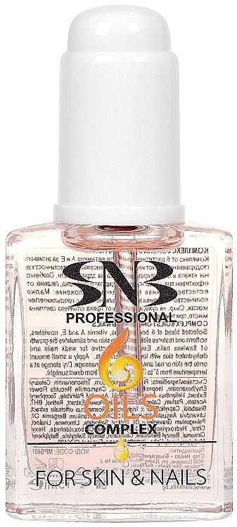 Complex of 6 Oils for Hands and Nails - SNB Professional Oils Complex for Hands and Nails — photo N1