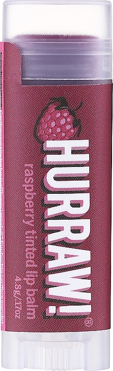 Raspberry Lip Balm - Hurraw! Raspberry Tinted Lip Balm — photo N1