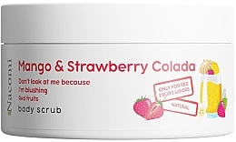 Mango & Strawberry Body Scrub - Nacomi Mango And Strawberry Colada Body Scrub — photo N1