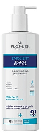 Lotion for Dry & Sensitive Skin - Floslek Emollient Body Balm For Sensitive Extra Dry Skin — photo N1