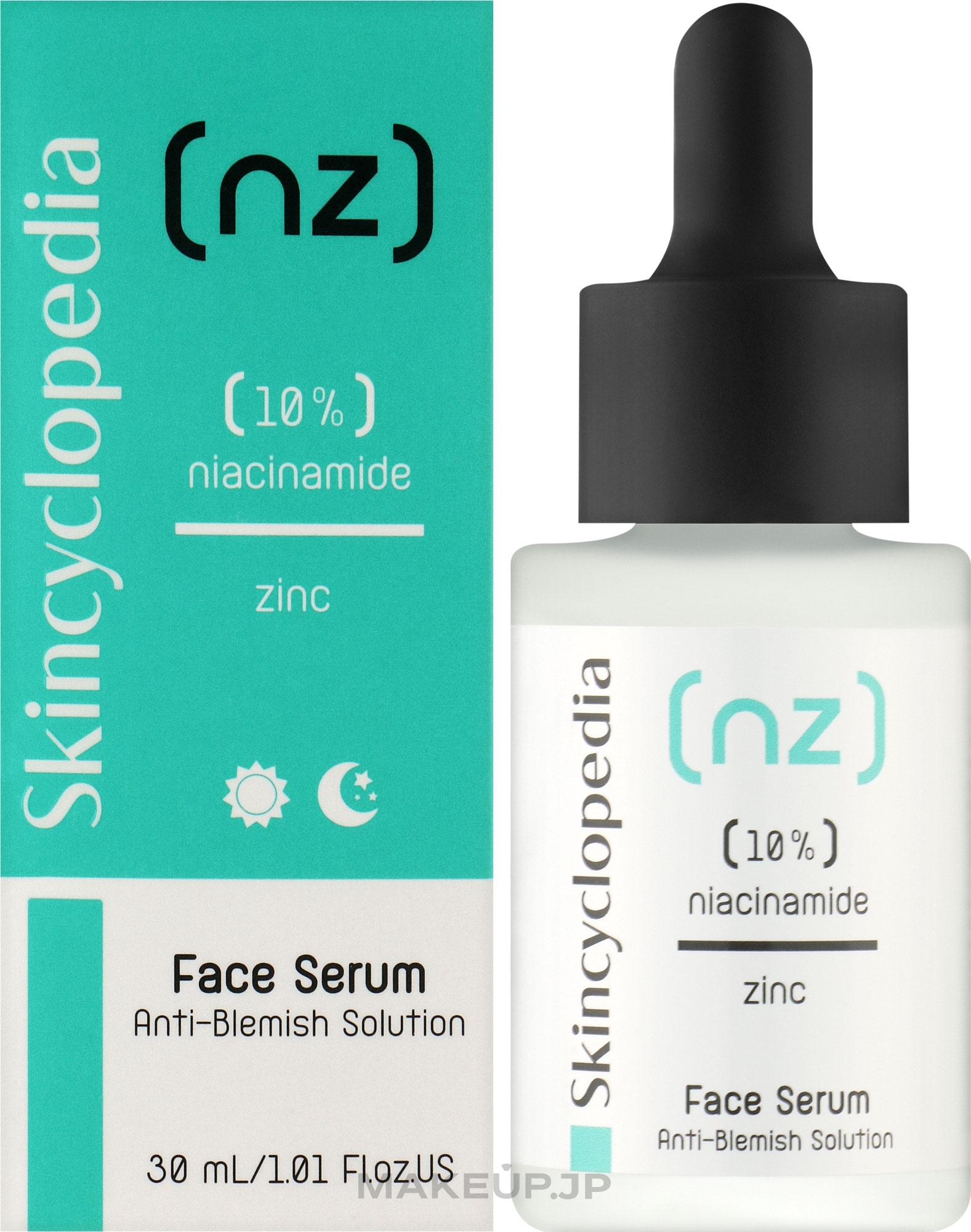 Anti-Pigmentation Face Serum with Niacinamide & Zinc - Skincyclopedia Blemish-Soothing Face Serum With 10% Niacinamide And 1% Zinc — photo 30 ml