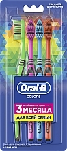 Fragrances, Perfumes, Cosmetics Family Toothbrush Set, medium hardness - Oral-B Color Collection