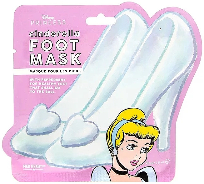 Cinderella Eye Mask - Mad Beauty Disney POP Princess Cinderella Foot Mask — photo N1