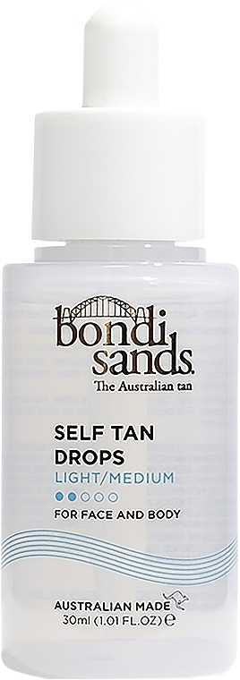 Face & Body Self-Tan Drops - Bondi Sands Self Tan Drops Light/Medium — photo N1