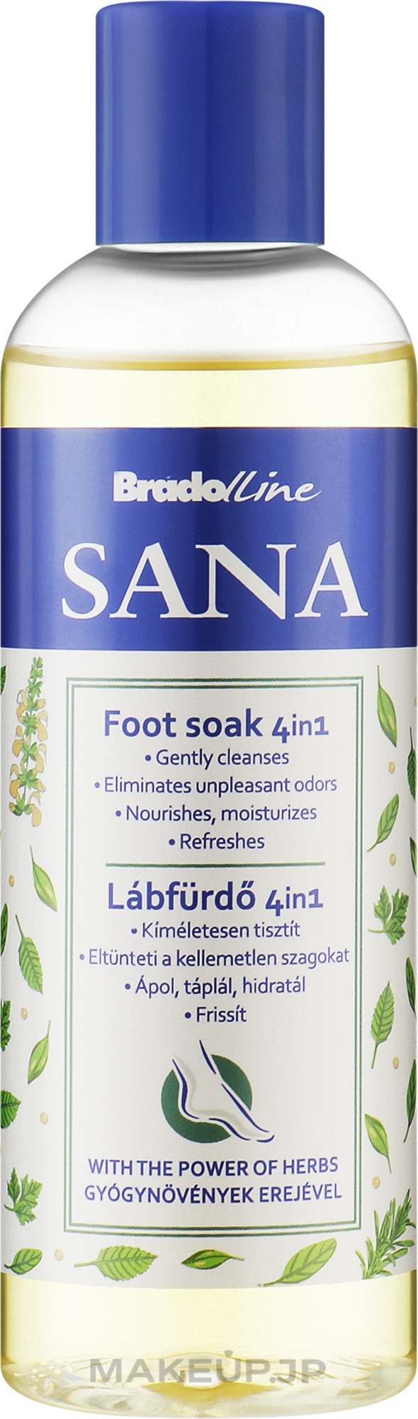 4-in-1 Foot Soak with Plant Powder - Bradoline Sana 4 In 1 Foot Soak — photo 200 ml