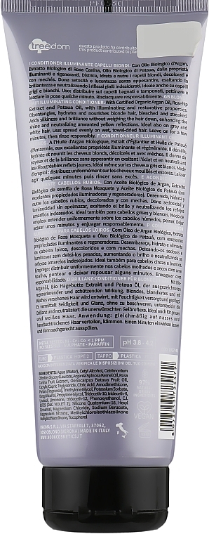 Shine Conditioner for Blonde Hair - Nook Magic Arganoil Ritual Blonde Conditioner — photo N2