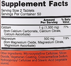 Dietary Supplement "Calcium & Magnesium" - Now Foods Calcium & Magnesium — photo N6