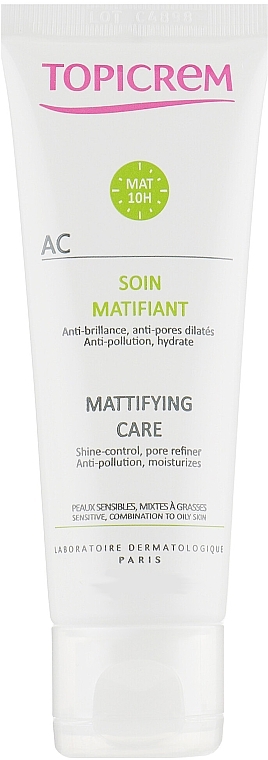 Face Cream "Mattifying Care" - Topicrem AC Mattifying Care Cream — photo N2