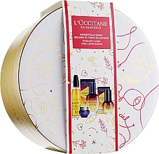 Fragrances, Perfumes, Cosmetics Set - L'Occitane Visage Reset Premium (f/cr/8ml + ser/15ml + eye/ser/30ml + f/milk/30ml + box)