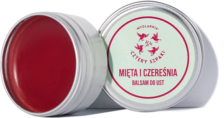Mint & Cherry Lip Balm - Cztery Szpaki Lip Balm — photo N3