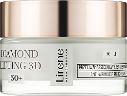 Smoothing Face Cream 50+ - Lirene Diamond lifting 3D Cream — photo N1