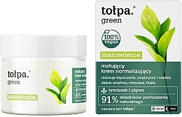 Fragrances, Perfumes, Cosmetics Mattifying Face Cream - Tolpa Green Mattifying Normalizing Cream