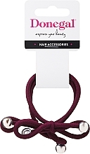 Fragrances, Perfumes, Cosmetics Hair Tie, FA-5630, burgundy, beads - Donegal