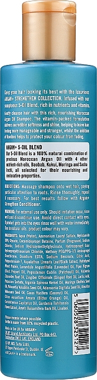 Shampoo for Dry, Damaged and Coloured Hair - Argan+ Strengthen Shampoo Moroccan Argan Oil — photo N2