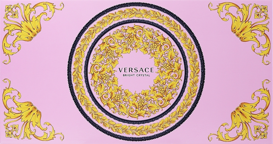 Versace Bright Crystal - Set (edt/90ml + b/lot100 ml + sh/gel/100ml + bag/1pcs)  — photo N1