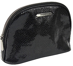 Fragrances, Perfumes, Cosmetics Makeup Bag "Black Shine" large 4994, black - Donegal