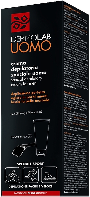 Men's Depilatory Cream  - Dermolab Uomo Depilatory Cream — photo N1