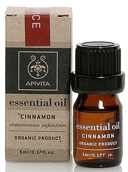 Essential Oil "Cinnamon" - Apivita Aromatherapy Organic Cinnamon Oil  — photo N1