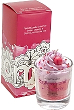 Fragrances, Perfumes, Cosmetics Scented Candle in Glass - Bomb Cosmetics Piped Candle Redcurrant & Cassis