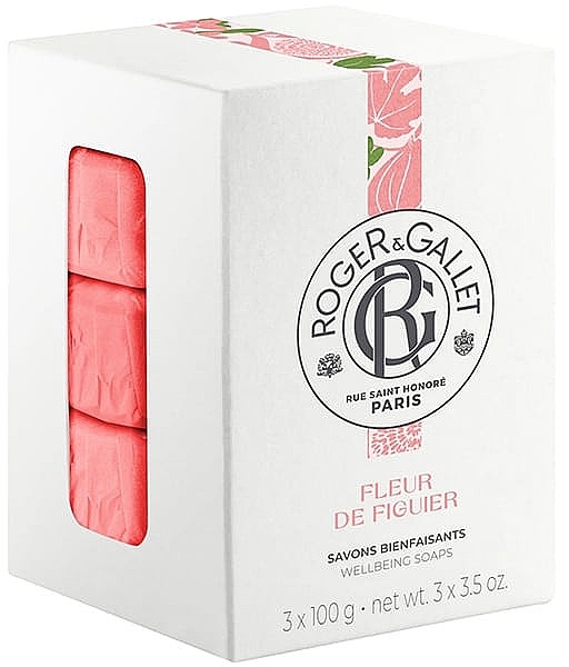 Roger&Gallet Fleur De Figuier - Set (soap/3x100 g) — photo N2