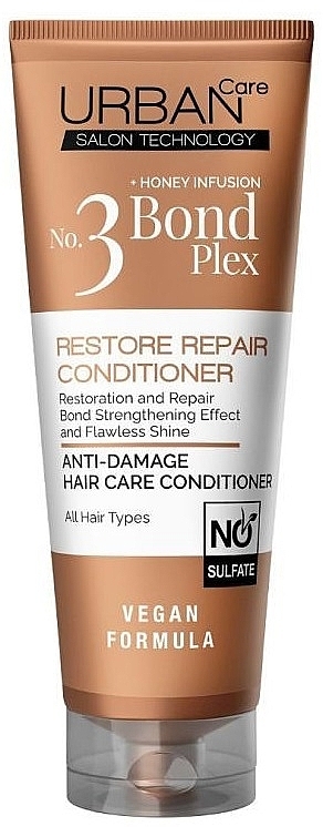 Silky Smooth Hair Conditioner - Urban Care No.3 Bond Plex Restore Repair Conditioner — photo N1