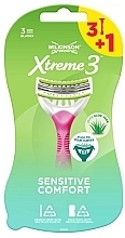 Disposable Razor, 4 pcs - Wilkinson Sword Xtreme 3 My Intuition Sensitive Comfort — photo N1