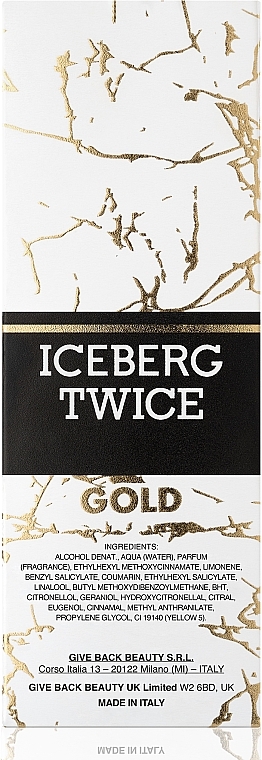 Iceberg Twice Gold - Eau de Toilette — photo N3