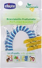 Perfumed Anti-Mosquito Bracelet, blue-light blue-white - Chicco Perfumed Bracelet — photo N1