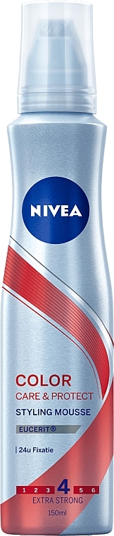 Hair Mousse "Color Care & Protect" - NIVEA Color Care & Protect Styling Mousse Extra Strong — photo N1