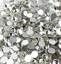 Zirconium Nail Crystals, size SS3, silver, 1440 pcs - Deni Carte Silver — photo N4