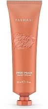 Fragrances, Perfumes, Cosmetics Hand Cream 'Peach' - Farmasi Sweet Peach Hand Cream