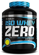 Fragrances, Perfumes, Cosmetics Protein & Amino Acid Complex - Biotech Iso Whey Zero, Lemon Cheesecake