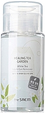 Makeup Remover - The Saem Healing Tea Garden White Tea Lip & eyes Remover — photo N1