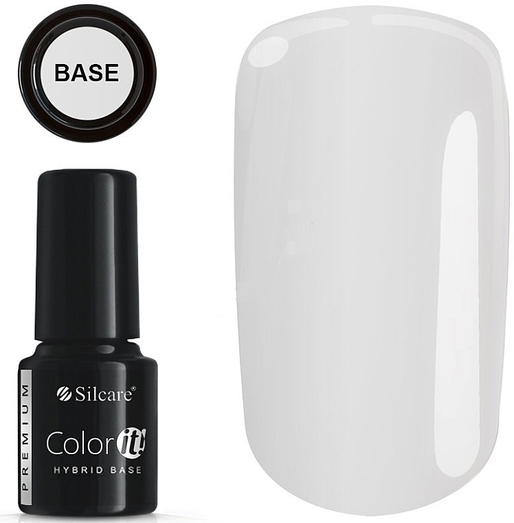 Gel Polish Base Coat - Silcare Color IT Premium Hybrid Base — photo N2