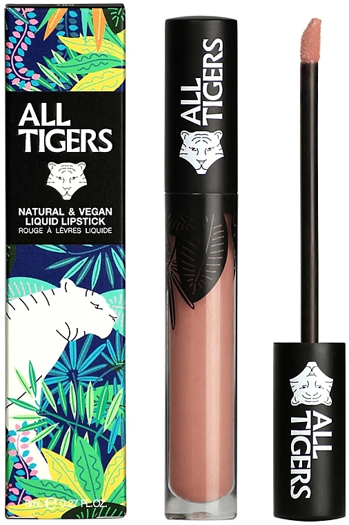 Liquid Lipstick - All Tigers Natural And Vegan Liquid Lipstick — photo N2