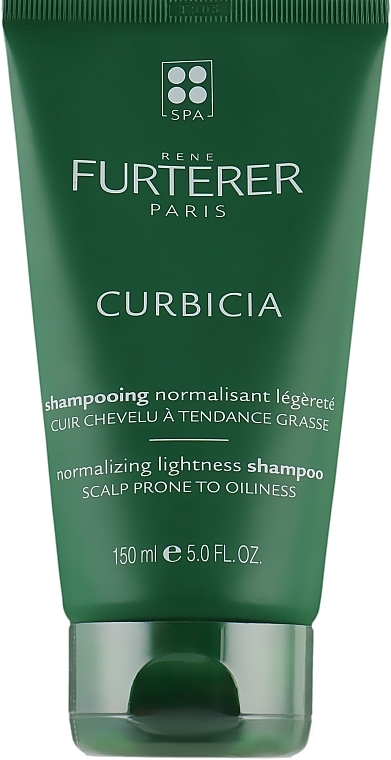 Regulating & Normalizing Shampoo - Rene Furterer Curbicia Lightness Regulating Shampoo  — photo N1