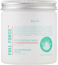 Fragrances, Perfumes, Cosmetics Moisturizing Aloe Mask - Ollin Professional Full Force Moisturizing Mask