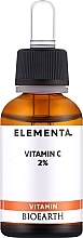 Fragrances, Perfumes, Cosmetics Vitamin C 2% Face Serum - Bioearth Elementa Vitamin C 2%