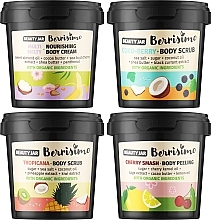 Set - Beauty Jar Berrisimo Nourishing Body Gift Set (b/scrub/200g + b/peel/180g + b/scrub/190gl + b/cr/155ml) — photo N2