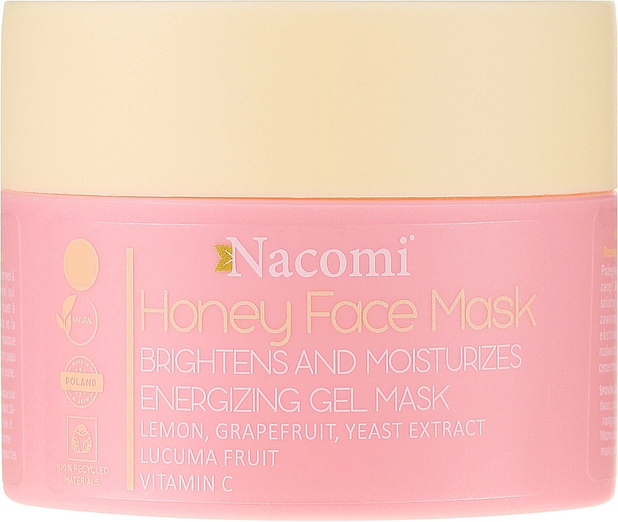 Honey Face Gel-Mask - Nacomi Honey Face Gel-Mask  — photo N1