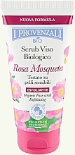 Fragrances, Perfumes, Cosmetics Face Cleansing Scrub for Normal & Combination Skin with Rosa Mosqueta Oil - I Provenzali