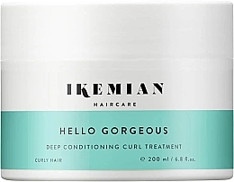 Fragrances, Perfumes, Cosmetics Hair Mask - Ikemian Hair Care Hello Gorgeous Deep Conditioning Curl Treatment
