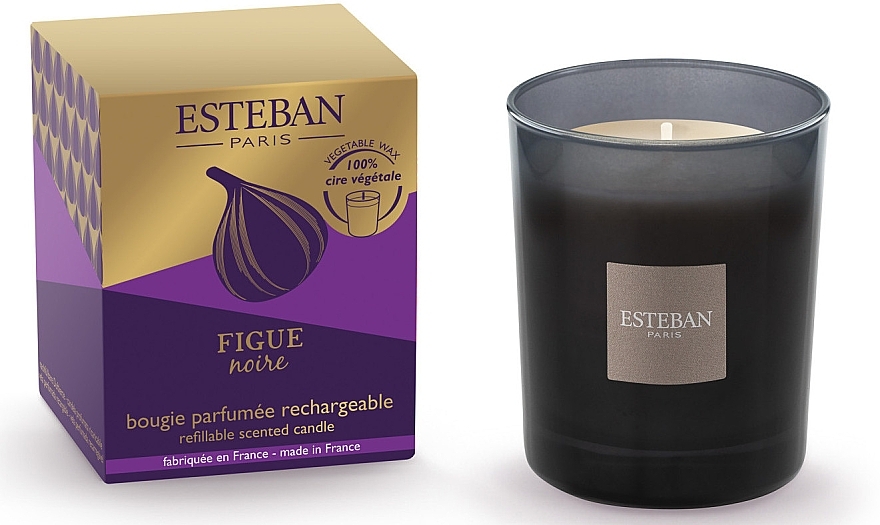 Esteban Figue Noire Refillable Scented Candle - アロマキャンドル — photo N1