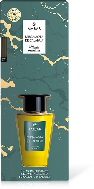 Calabrian Bergamot Fragrance Diffuser - Ambar Mikado Premium Calabrian Bergamot — photo N2